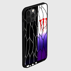 Чехол для iPhone 12 Pro Max Monster energy steel, цвет: 3D-черный — фото 2