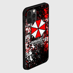 Чехол для iPhone 12 Pro Max Амбрелла текстура хаоса, цвет: 3D-черный — фото 2