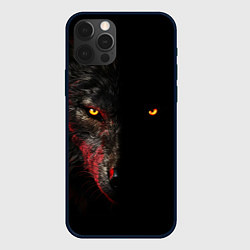 Чехол для iPhone 12 Pro Max Тень волка, цвет: 3D-черный