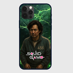 Чехол iPhone 12 Pro Max Игра в кальмара игрок 456
