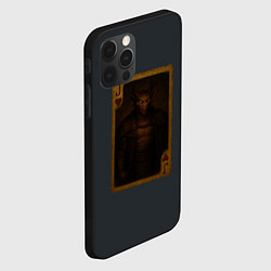 Чехол для iPhone 12 Pro Max Иггран Сиф: валет червей, цвет: 3D-черный — фото 2