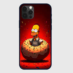 Чехол iPhone 12 Pro Max Гомер в пончике