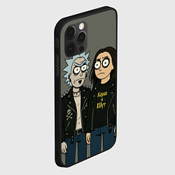 Чехол для iPhone 12 Pro Max КиШ - Рик и Морти, цвет: 3D-черный — фото 2