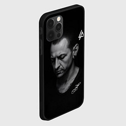Чехол для iPhone 12 Pro Max Честер Беннингтон - легенда, цвет: 3D-черный — фото 2