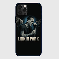 Чехол для iPhone 12 Pro Max Chester Bennington - Angel, цвет: 3D-черный