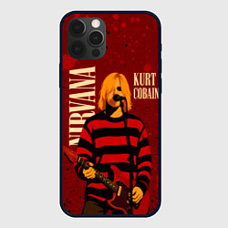 Чехол для iPhone 12 Pro Max Нирвана, гранж из 90-х, цвет: 3D-черный