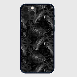 Чехол iPhone 12 Pro Max Palm black and white