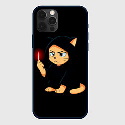 Чехол для iPhone 12 Pro Max Котик ситх, цвет: 3D-черный