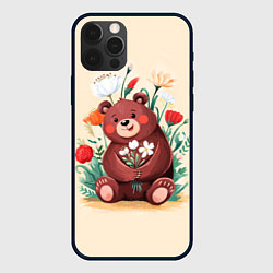 Чехол iPhone 12 Pro Max Мишаня с букетом