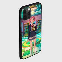 Чехол для iPhone 12 Pro Max Дандадан Сиратори Айра хочет обнимашек, цвет: 3D-черный — фото 2