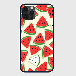 Чехол iPhone 12 Pro Max Арбузный паттерн
