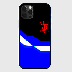 Чехол для iPhone 12 Pro Max Doom sport geometry, цвет: 3D-черный
