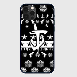 Чехол iPhone 12 Pro Max Doom x csgo winter