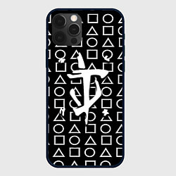 Чехол iPhone 12 Pro Max Doom geometry pattern