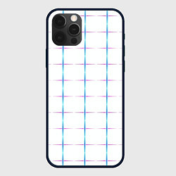 Чехол iPhone 12 Pro Max Color white blue stripes