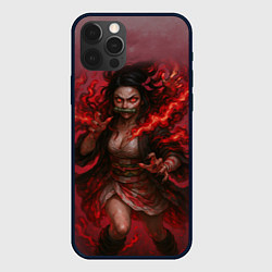 Чехол iPhone 12 Pro Max Незуко Камадо реализм