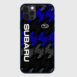 Чехол iPhone 12 Pro Max Субару - blue