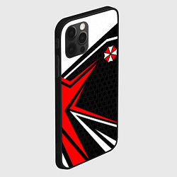 Чехол для iPhone 12 Pro Max Umbrella - red uniform, цвет: 3D-черный — фото 2