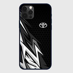 Чехол iPhone 12 Pro Max Toyota - монохром
