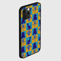 Чехол для iPhone 12 Pro Max Символы Египта, цвет: 3D-черный — фото 2