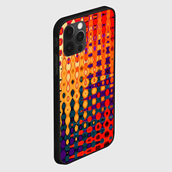 Чехол для iPhone 12 Pro Max Красно-жёлтый абстракция, цвет: 3D-черный — фото 2