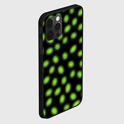 Чехол для iPhone 12 Pro Max Неоновые бактерии, цвет: 3D-черный — фото 2