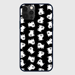 Чехол iPhone 12 Pro Max Annoying dog pattern - Undertale
