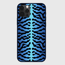 Чехол iPhone 12 Pro Max Скумбрия синяя текстура