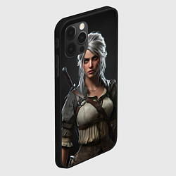 Чехол для iPhone 12 Pro Max Цири Ведьмак, цвет: 3D-черный — фото 2