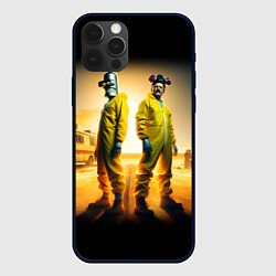 Чехол iPhone 12 Pro Max Хайзенберг и Бендер пустились во все тяжкие
