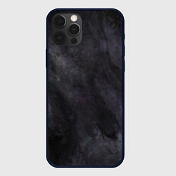 Чехол для iPhone 12 Pro Max Абстракция - dark strokes of paint, цвет: 3D-черный