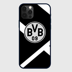 Чехол iPhone 12 Pro Max Borussia black geometry