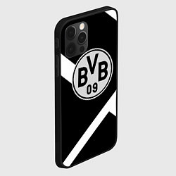 Чехол для iPhone 12 Pro Max Borussia black geometry, цвет: 3D-черный — фото 2