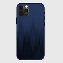Чехол iPhone 12 Pro Max Кобальтовый синий стёртый эффект
