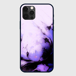 Чехол для iPhone 12 Pro Max Взрывной индиго светлый, цвет: 3D-черный