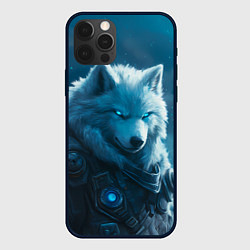 Чехол для iPhone 12 Pro Max Воин волк зимой, цвет: 3D-черный