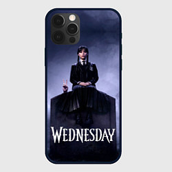 Чехол iPhone 12 Pro Max Уэнсдей и вещь на могиле Wednesday