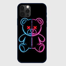 Чехол iPhone 12 Pro Max Неоновый мишка