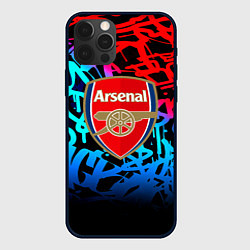 Чехол iPhone 12 Pro Max Arsenal граффити неон