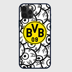 Чехол iPhone 12 Pro Max Borussia глаза текстура