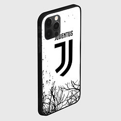 Чехол для iPhone 12 Pro Max Ювентус черные деревья, цвет: 3D-черный — фото 2
