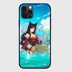 Чехол для iPhone 12 Pro Max Ahri League of Legends, цвет: 3D-черный