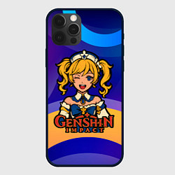 Чехол для iPhone 12 Pro Max Genshin Impact Барбара, цвет: 3D-черный