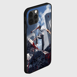 Чехол для iPhone 12 Pro Max Denji in city Chainsaw man, цвет: 3D-черный — фото 2