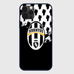 Чехол iPhone 12 Pro Max Juventus logo краски