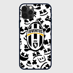 Чехол для iPhone 12 Pro Max Ювентус x Маршмеллоу, цвет: 3D-черный