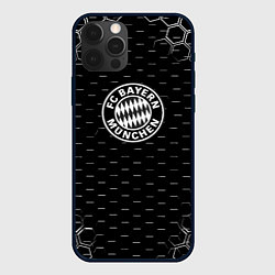 Чехол iPhone 12 Pro Max Бавария Мюнхен соты текстура