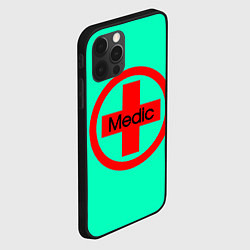 Чехол для iPhone 12 Pro Max Medic, цвет: 3D-черный — фото 2