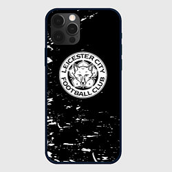 Чехол iPhone 12 Pro Max Лестер сити краски белые