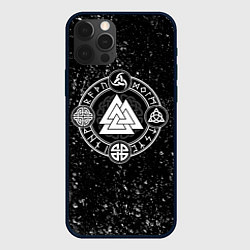 Чехол iPhone 12 Pro Max Валькнут и символы в круге